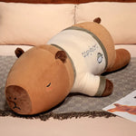 Coussin Peluche Capybara Géant