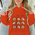 Pull Capybara Adulte Unisexe Orange
