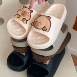 Slipper Capybara Beige