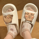 Slipper Capybara Beige