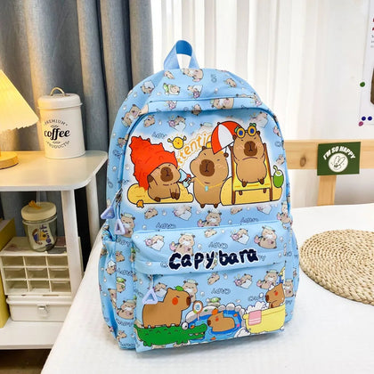 Porte-clés en peluche Capybara avec sac à dos tortue à acheter en B2B pour votre magasin Porte-clés en peluche Capybara avec sac à dos tortue à acheter en B2B pour votre magasin