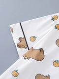 Pyjama Capybara Blanc Femme
