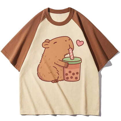 Tshirt Capybara Femme Oversize