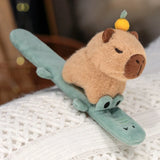 Peluche Bracelet Capybara Crocodile
