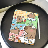 Coque Ipad Capybara Chill