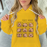 Pull Capybara Adulte Unisexe Jaune