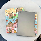 Coque Ipad Capybara Chill
