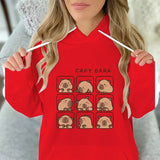 Pull Capybara Adulte Unisexe Rouge