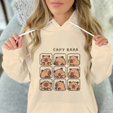 Pull Capybara Adulte Unisexe Beige