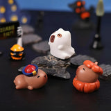 Mini Figurines Capybara Halloween x8
