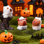Mini Figurines Capybara Halloween x8