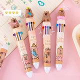 Stylo à Bille Capybara 10 Couleurs