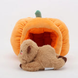 Peluche Capybara dans sa Citrouille