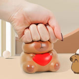 Squishy Capybara Cœur Rouge