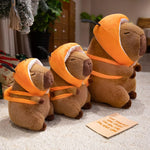 Peluche Capybara Halloween Citrouille