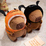 Peluche Capybara Halloween Citrouille