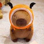 Peluche Capybara Halloween Citrouille