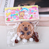 Squishy Capybara Sweet Family - Collection Kawaii